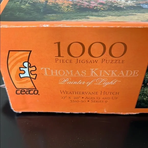 Thomas Kinkade 1000 Piece Jigsaw Puzzle - Weathervane Hutch - Picture 2 of 3